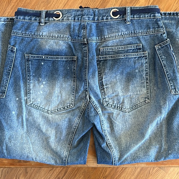 Flamingo Grommet Drawstring Jeans - Picture 7 of 10